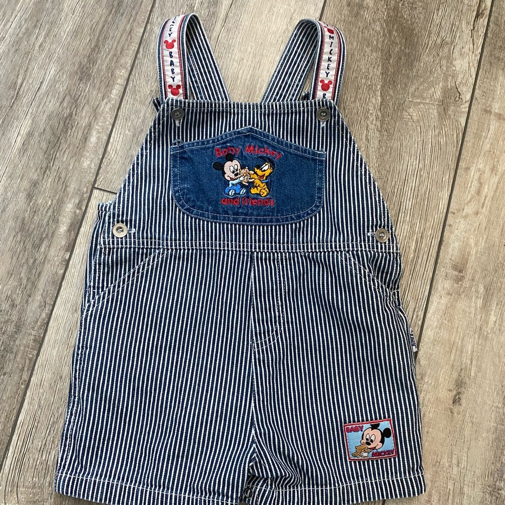 Baby Mickey and friends overalls